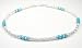 TURQUOISE Sterling Silver Gemstone Ankle Bracelets: Handmade Jewelry with Adjustable 1 Inch Extension