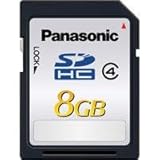 Panasonic Class 4 8GB SDHC Memory Card, Up to 20MB/s Transfer Speed