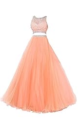 Sweetheart Tulle Crystals Beaded Crystal Sequined Jeweled Evening Dress/Prom Dress 