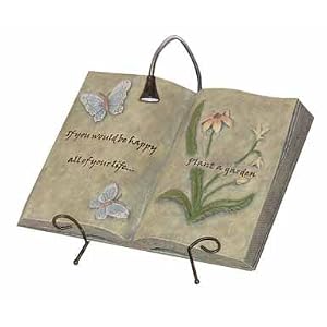 ACE TRADING-WOODS DECOR3 7499A GARDEN BOOK WITH LIGHT ASSORTMENT by 