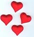 Gourmet Food : Red Sugar Heart Decorations