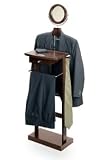 FTS - Valet Stand with Mirror Espresso Finish 140-500-03