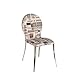 Farid Dining Chair (Fabric/Chrome) (35"H x 19"W x 21.5"D)(set of 2) [Misc.] MPN: 02302FBR
