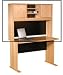 RUSH Hutch, 48 in, Office Modulars, Oak Veneer finish, 36H x 48W x 12D