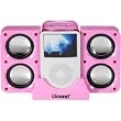 i.SOUND 4X Foldable Portable Speaker with Battery Powered and AC Adapter Included - Replaces DGUN-835 (Pink)