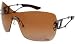 DIOR SWAROVSKI RHINESTONE SWEETEST DIOR PZJ GUNMETAL BROWN/GRAY GRADIENT RIMLESS SUNGLASSES
