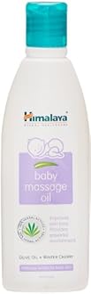 Himalaya Herbals Baby Massage Oil Olive Oil Winter Cherry Improves Skin Tone Provieds Essential Nourishment