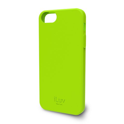 iLuv ICA7T306GRN Gelato Soft Flexible Case for iPhone 5 and iPhone 5S - 1 Pack - Retail Packaging - Green