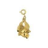 Dove Bearing Peace Banner Charm