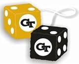 Georgia Tech Yellow Jackets Fuzzy Dice