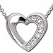 14kt White Gold Dreamy Diamond Heart Pendant Necklace