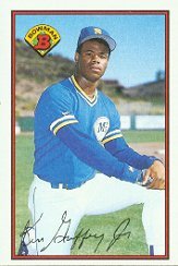 1989 Bowman Ken Griffey Jr. Rookie Baseball Card #220 - Mint Condition - Shipped in Protective ScrewDown Case!!