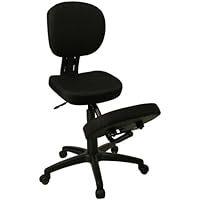 Ergonomic Kneeling Posture Task Chair w/ Back and Wheels