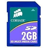 Corsair - Flash memory card - 2 GB - 60x - SD