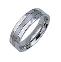 High Polished Titanium Wedding Band