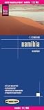 Produkt-Bild: Namibia 1 : 1 200 000: Exakte H&ouml;henlinien. H&ouml;henschichten-Relief. GPS-tauglich durch Gradnetz. Klassifiziertes Stra&szlig;ennetz. Ausf&uuml;hrlicher Ortsindex