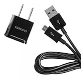 OEM Original Samsung Wall, Travel Charger with USB Data Cable 1 Amp for the Galaxy S3 III, S2 II, NOTE 2 II, Stratosphere II, Galaxy Stellar, Intensity III, Convoy 2, Transform Ultra, Relay 4G