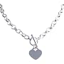 Legally Blonde 16 in. Heart Charm Necklace - Heavy