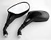 mini mirror AERO, black, M10 R/H thread, pair