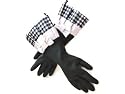 Gloveables Gloves -Black Gingham & Bow