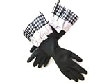 Gloveables Gloves -Black Gingham & Bow