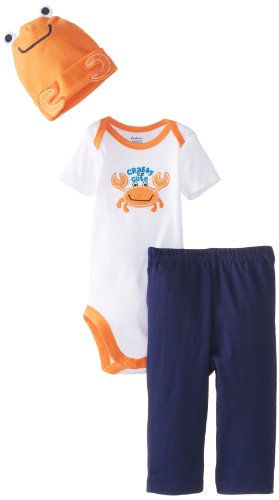 Gerber Baby-Boys Newborn 3 Piece Boys Bodysuit Cap Pants