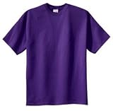 NEW Port & Company - 100% Cotton Essential T-Shirt Purple-XL