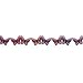 BUTTERFLY DESIGN No. 3 Arm Band Temporary Tattoo 1.5x9