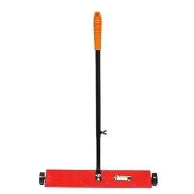 18" Rolling Magnetic Sweeper Nail Metal Pick Up Magnet Tool