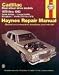 Book cover of Cadillac Rear-Wheel Drive Models 1970 through 1993 Automotive Repair Manual (Haynes Automobile Repair Manuals).