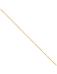 .6mm, 14 Karat Yellow Gold, Cable Chain - 20 inch