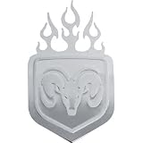 Bully TT-351 Stainless Steel Flame Emblem with Dodge Ram Logo