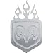 Bully TT-351 Stainless Steel Flame Emblem with Dodge Ram Logo