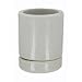Leviton 8765 Mogul Base, Two-Piece, Keyless, Incandescent, Glazed Porcelain Lampholder, Mounting Screws, Single Circuit, White