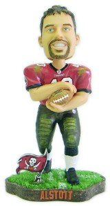 Mike Alstott Game Worn Forever Collectibles Bobblehead