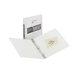 31GTb6yJtuL. SL160  Avery Economy View Binder with 1 Round Ring 05850, Exposed Rivets, White, 2 Pack