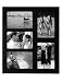 5 Opening 4x6 Black Picture Frame LINEAR - Wood Collages - frame