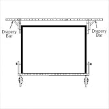 Drapery Bars for Dress Kit Size: HDTV - 119 Diag.