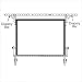 Drapery Bars for Dress Kit Size: HDTV - 119 Diag.