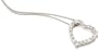 14k White Gold Diamond Floating Heart Pendant (1/4 cttw, H-I Color, I1 Clarity)