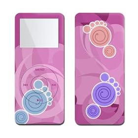 Apple iPod nano Adh�sifs Peau autocollants - Footprints