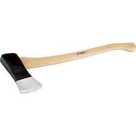 Click here to buy Truper Axe - 3.5-Lb Michigan w Hickory Handle by Truper.