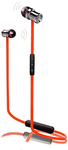 eCrew Wireless Bluetooth V4.1 Stereo Sports Headphones with Microphone (Red)