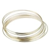 Sterling Silver Half Hard Wire - Half Round - 5 ft - 18 Gauge : Pack of 1 Pack