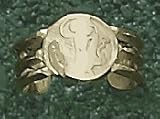 Oklahoma State Cowboys &acute; OSU &acute; Toe Ring - 14KT Gold Jewelry - B0000DGNEK