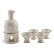 Sake Set with Tealight Keep It Hot - 6 Pieces Set