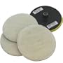 7" POLISHER/BUFFER SOFT WOOL BONNET & PAD with HOOK & LOOP for POLISHING/BUFFING