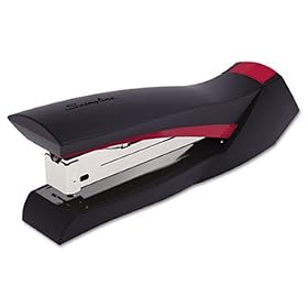 Swingline 79411 - SmoothGrip Stapler, 20-Sheet Capacity, Red-SWI79411