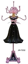 Swissco Llc Mod Girl Jewelry Holder, Black Skirt, 10-Inch, 1-Pound