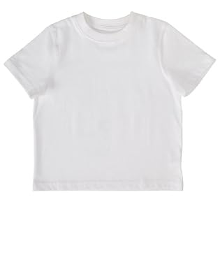 Short Sleeved Plain White T-shirt 